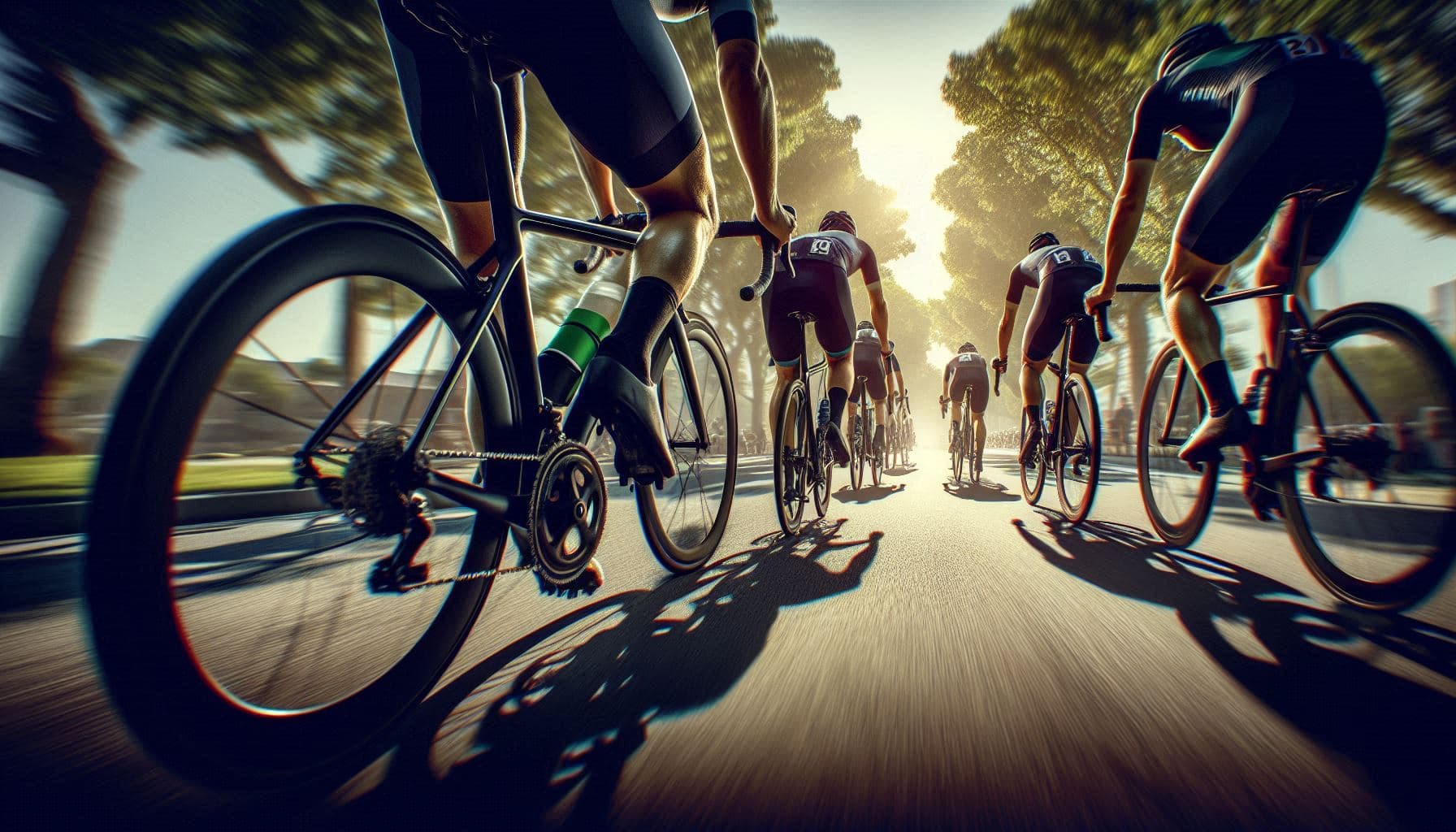 Cyclist on a challenging and inspiring journey